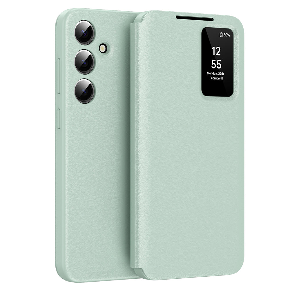 Θήκη για Samsung Galaxy A56 A566, Techsuit, SmartView, Πράσινο