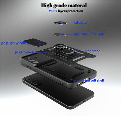Θήκη για Samsung Galaxy A57 5G, Techsuit, CamShield, Χρυσή