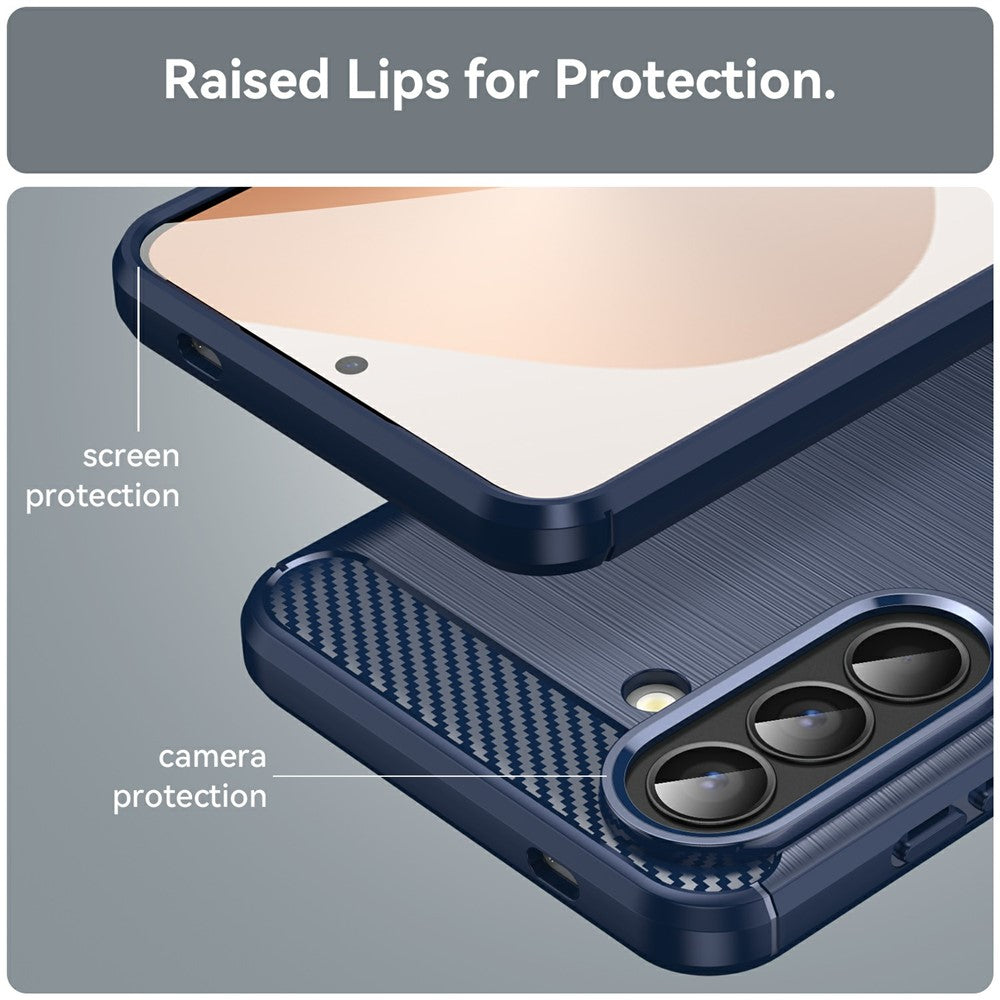 Θήκη για Samsung Galaxy A57 5G, Techsuit, Καρμπόν, Μπλε