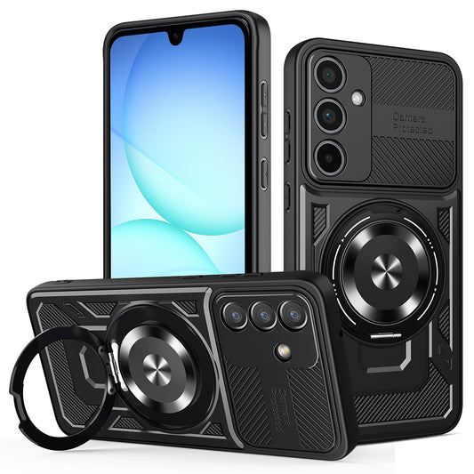 Case for Samsung Galaxy A57 5G, Techsuit, RuggedCam, Black