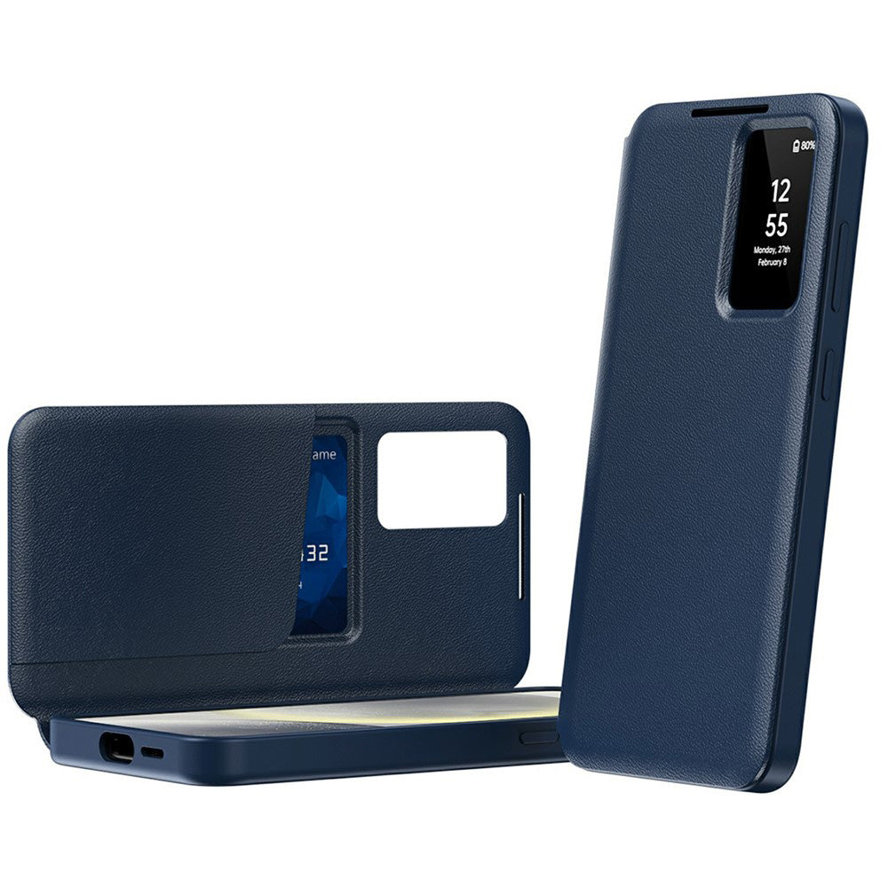 Case for Samsung Galaxy A57 5G, Techsuit, SmartView, Blue