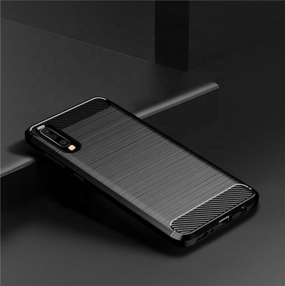 Case for Samsung Galaxy A70s A707 / A70 A705, Techsuit, Carbon, Black