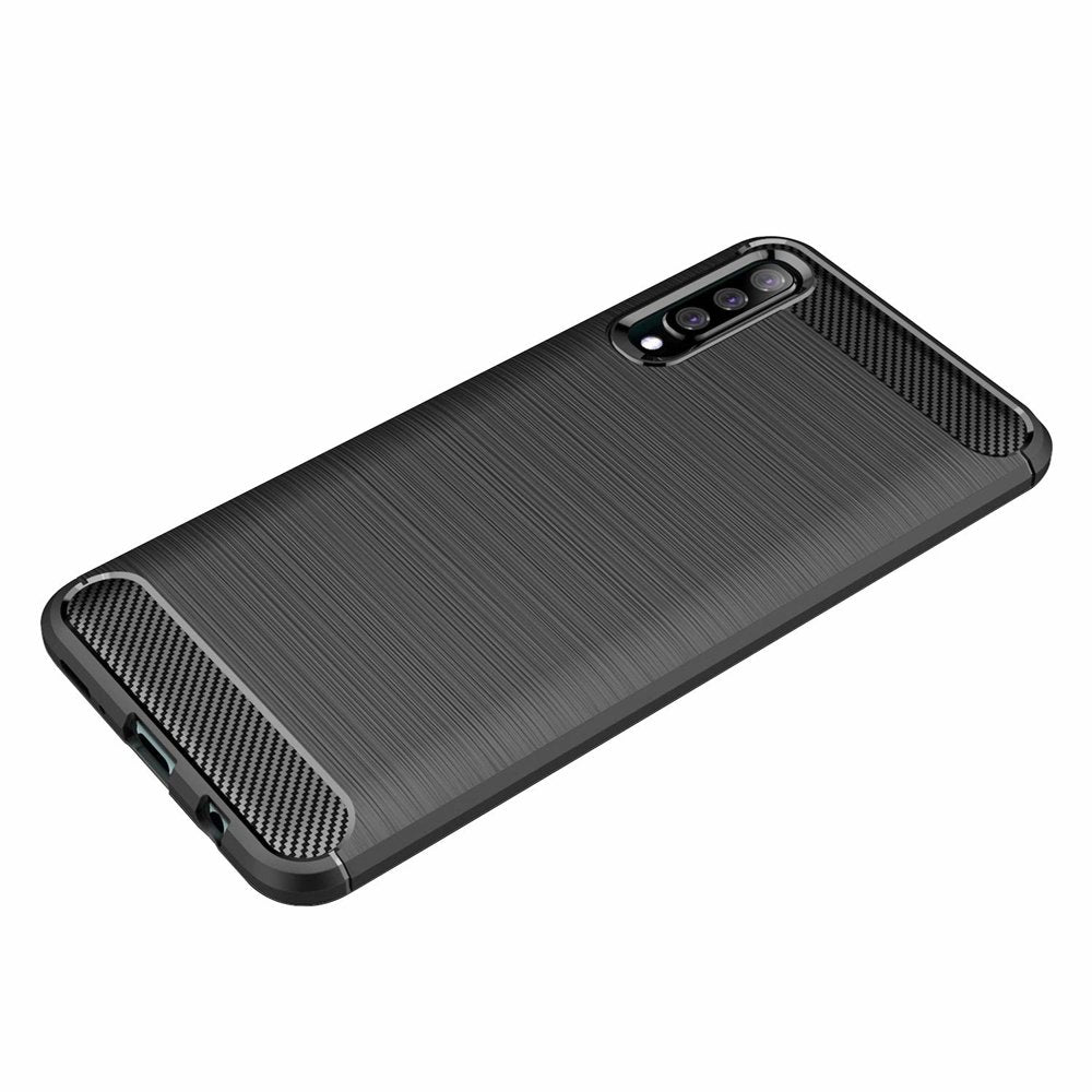 Case for Samsung Galaxy A70s A707 / A70 A705, Techsuit, Carbon, Black