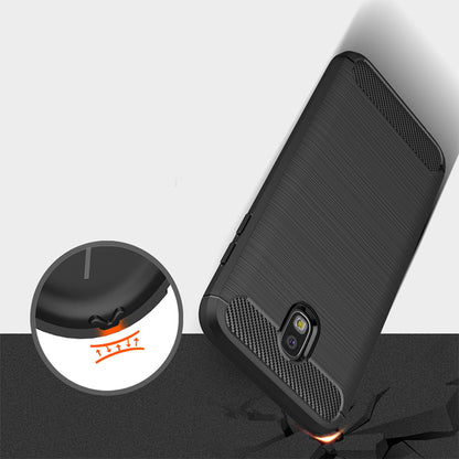 Θήκη για Samsung Galaxy J5 (2017) J530, Techsuit, Carbon, Μαύρο