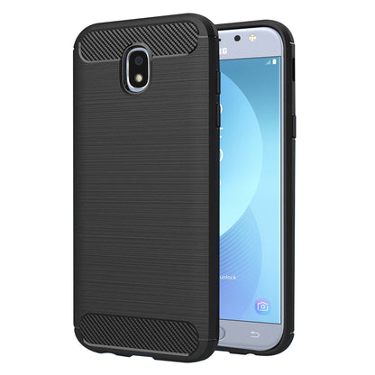 Θήκη για Samsung Galaxy J5 (2017) J530, Techsuit, Carbon, Μαύρο