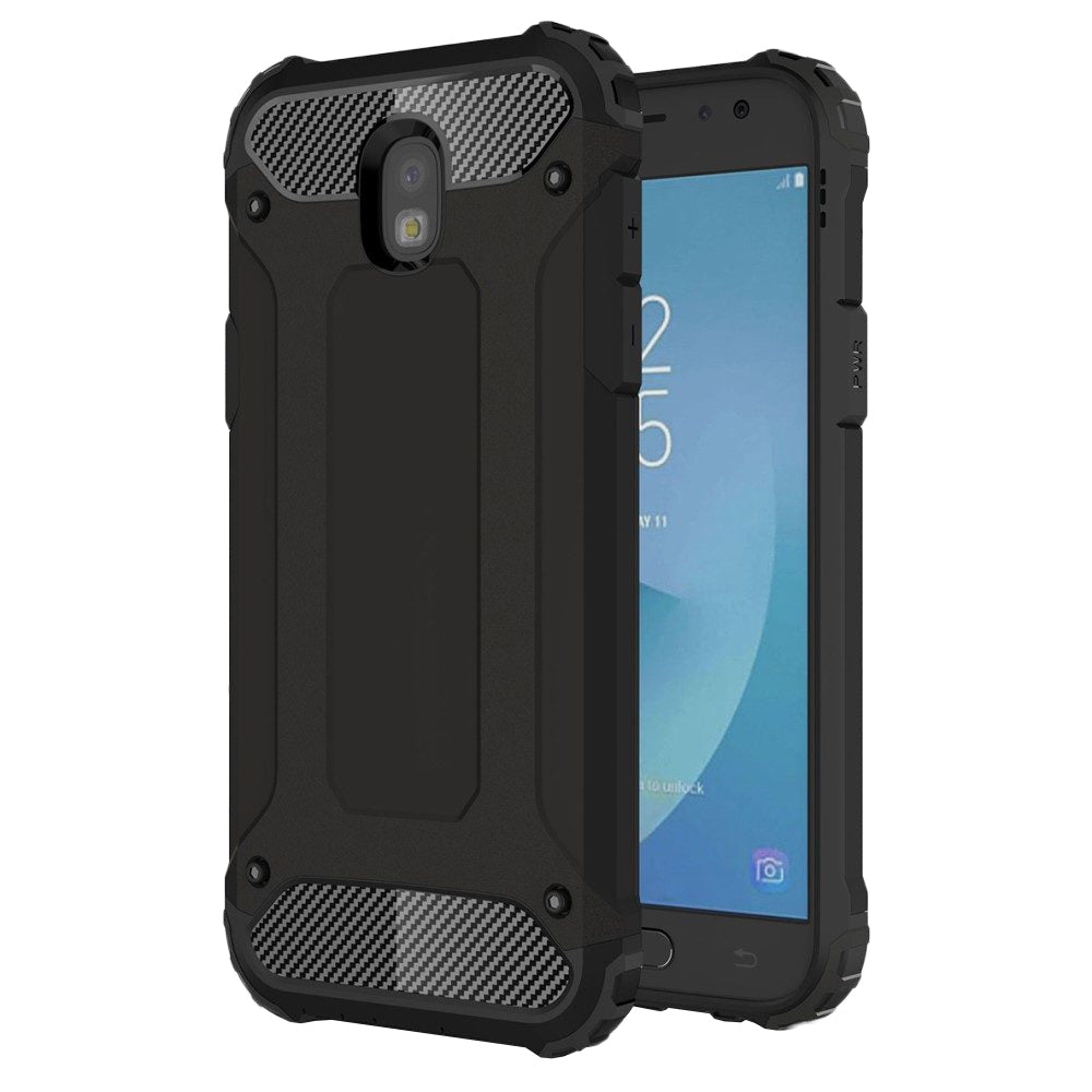 Θήκη για Samsung Galaxy J5 (2017) J530, Techsuit, Hybrid Armor, Μαύρο
