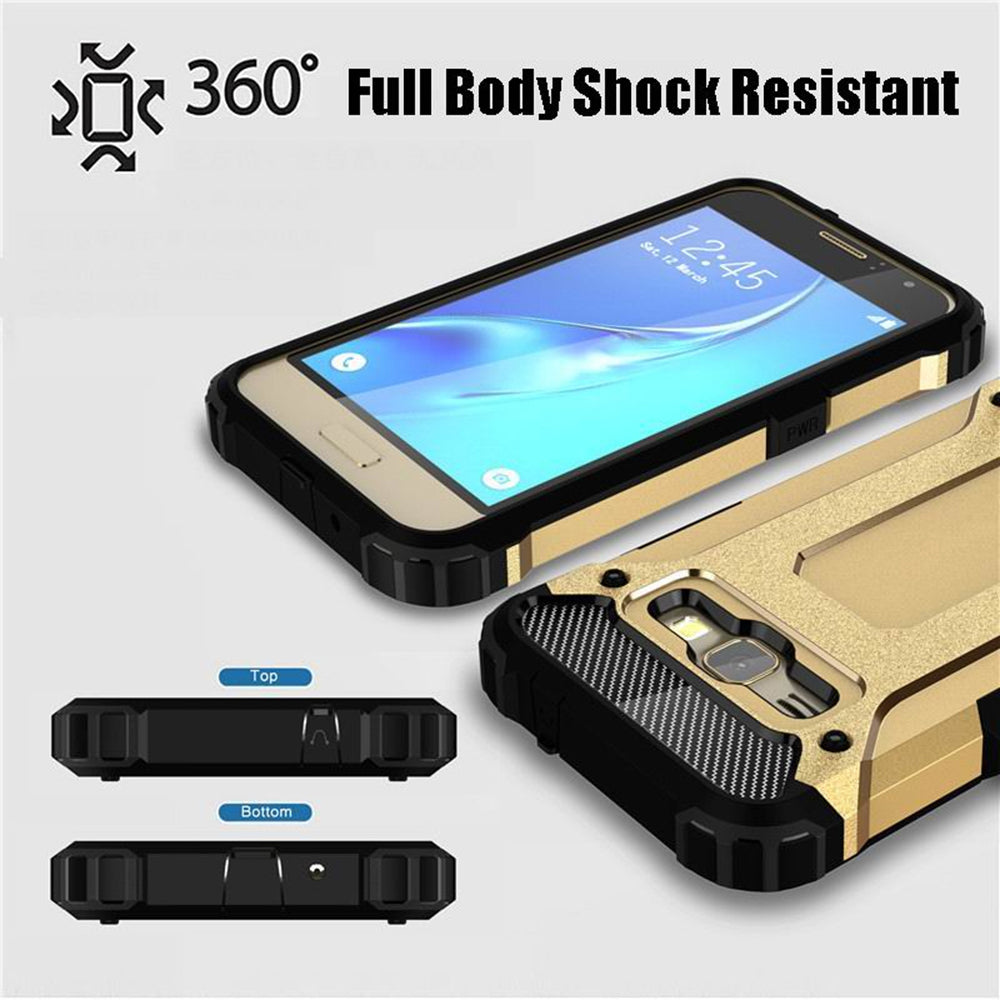 Θήκη για Samsung Galaxy J5 J500, Techsuit, Hybrid Armor, Μαύρη