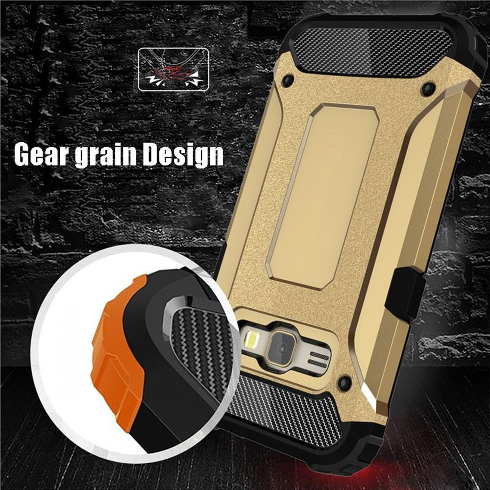 Θήκη για Samsung Galaxy J5 J500, Techsuit, Hybrid Armor, Μαύρη