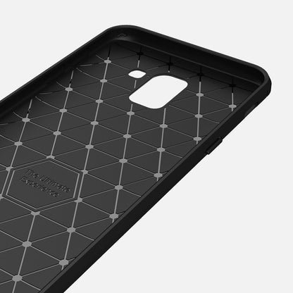 Θήκη για Samsung Galaxy J6 J600, Techsuit, Carbon, Μαύρο