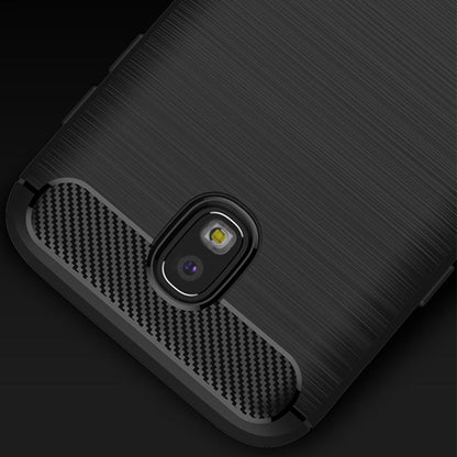 Θήκη για Samsung Galaxy J7 (2017) J730, Techsuit, Carbon, Μαύρο