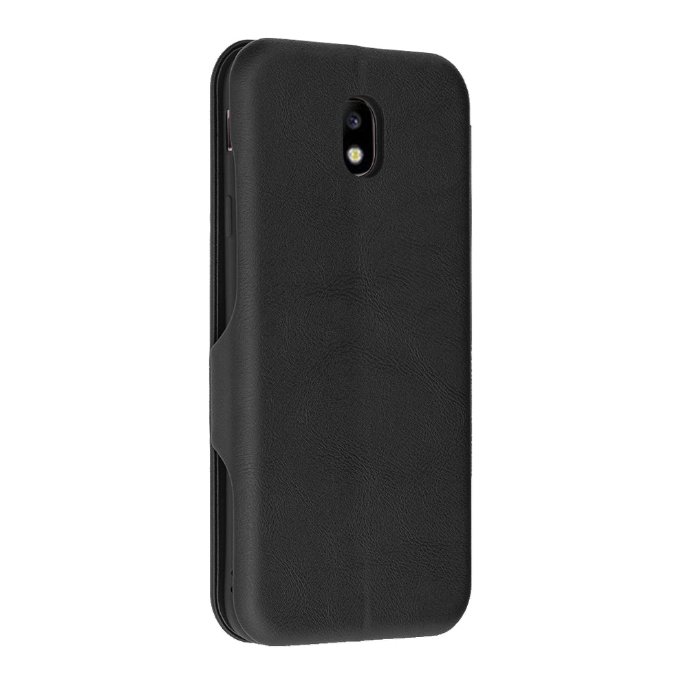 Θήκη για Samsung Galaxy J7 (2017) J730, Techsuit, Safe Wallet Plus, Μαύρο