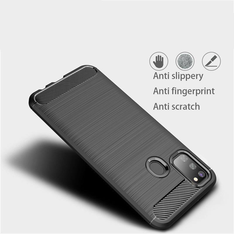 Θήκη για Samsung Galaxy M21 M215 / M30s M307, Techsuit, Carbon, Μαύρο