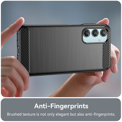 Θήκη για Samsung Galaxy M35, Techsuit, Carbon, Μαύρο