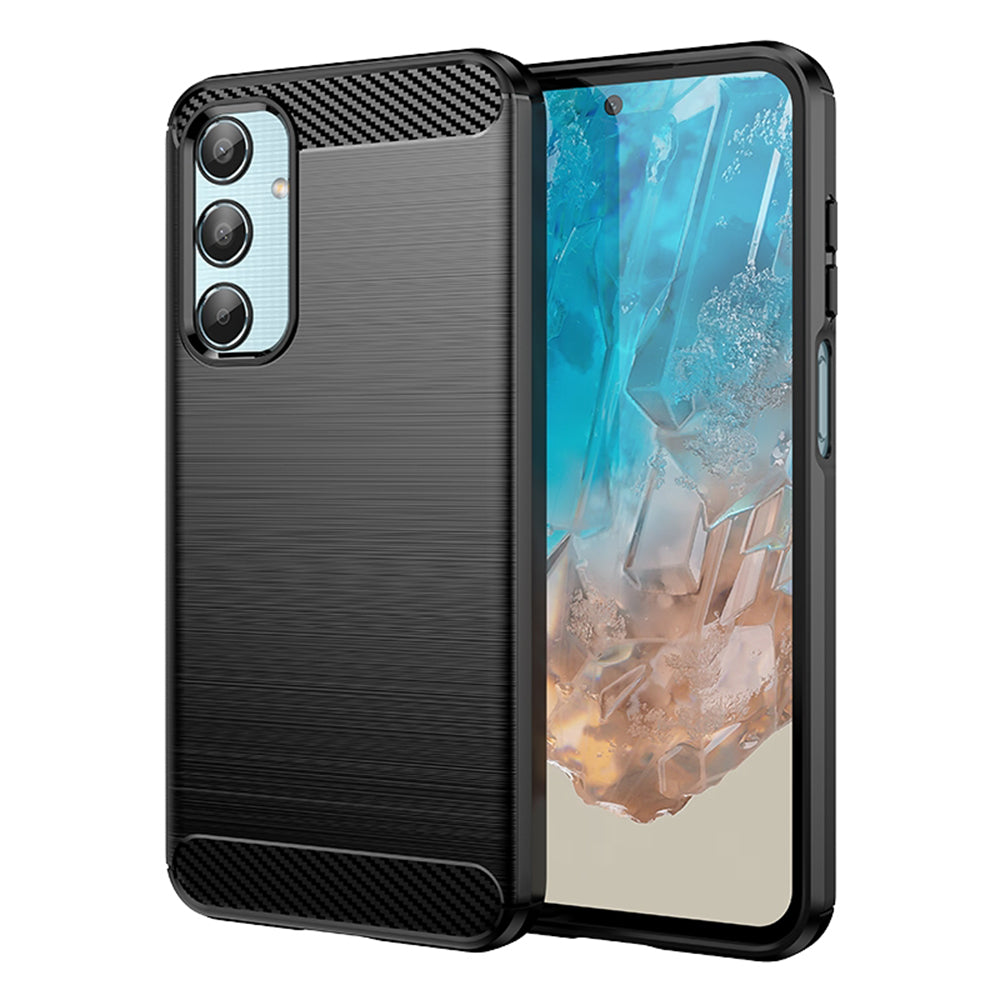 Θήκη για Samsung Galaxy M35, Techsuit, Carbon, Μαύρο