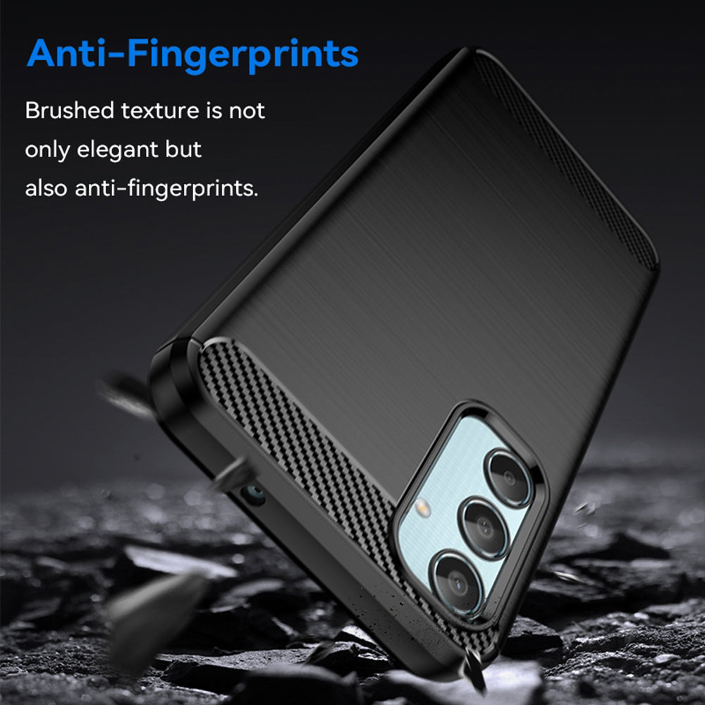 Θήκη για Samsung Galaxy M35, Techsuit, Carbon, Μαύρο