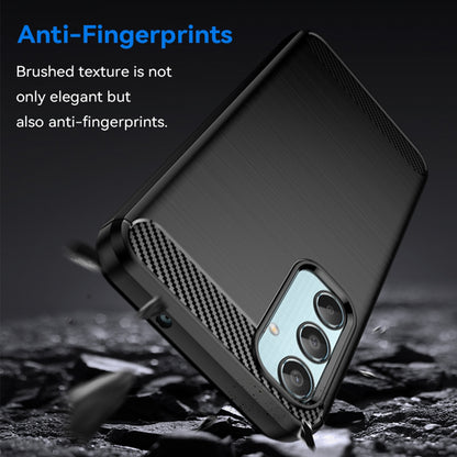 Θήκη για Samsung Galaxy M35, Techsuit, Carbon, Μαύρο