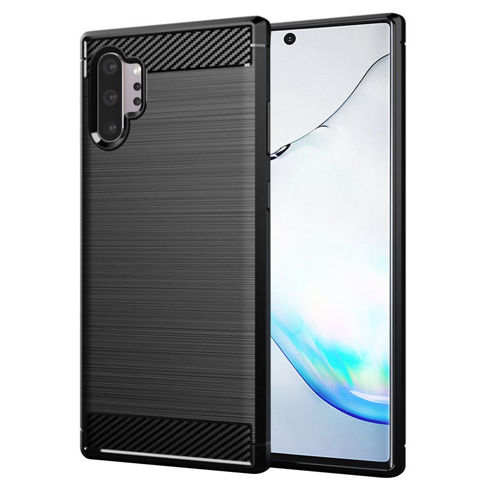 Case for Samsung Galaxy Note 10+ 5G N976 / Note 10+ N975, Techsuit, Carbon, Black