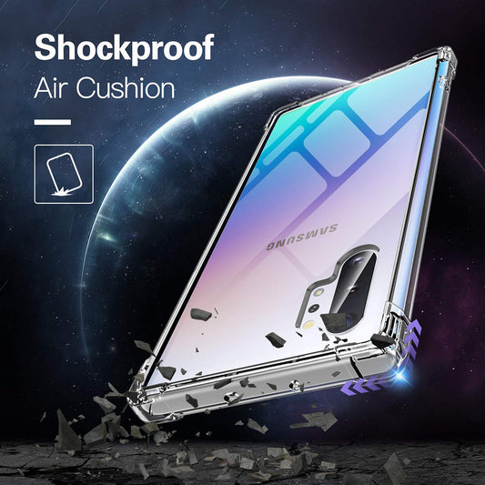 Θήκη για Samsung Galaxy Note 10+ 5G N976 / Note 10+ N975, Techsuit, Ανθεκτική σε Κρούσεις Διαφανής, Διαφάνεια