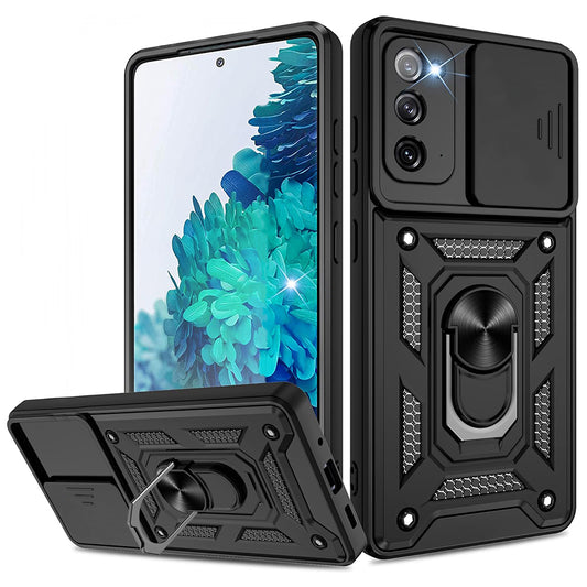 Θήκη για Samsung Galaxy Note 20 5G N981 / Note 20 N980, Techsuit, CamShield, Μαύρο