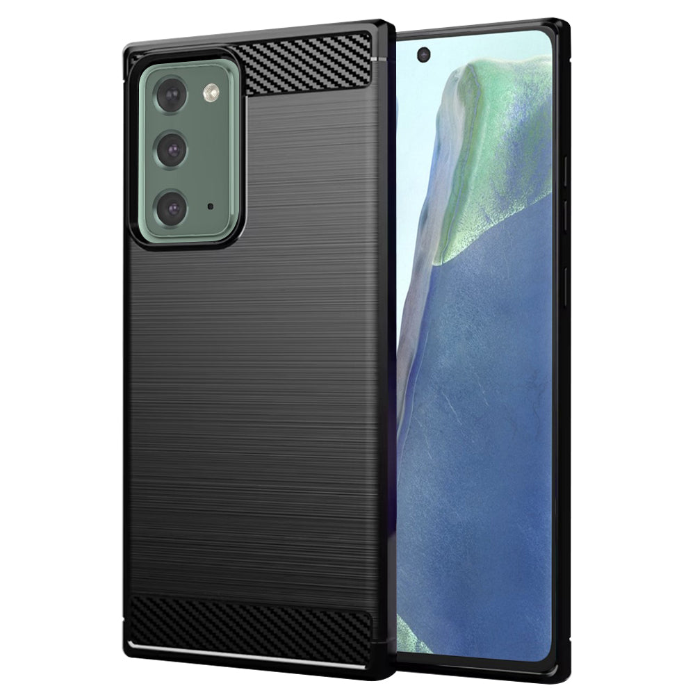 Θήκη για Samsung Galaxy Note 20 5G N981 / Note 20 N980, Techsuit, Carbon, Μαύρο