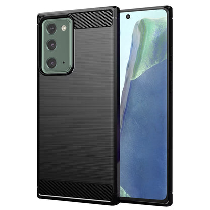 Θήκη για Samsung Galaxy Note 20 5G N981 / Note 20 N980, Techsuit, Carbon, Μαύρο