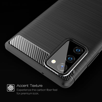 Θήκη για Samsung Galaxy Note 20 5G N981 / Note 20 N980, Techsuit, Carbon, Μαύρο