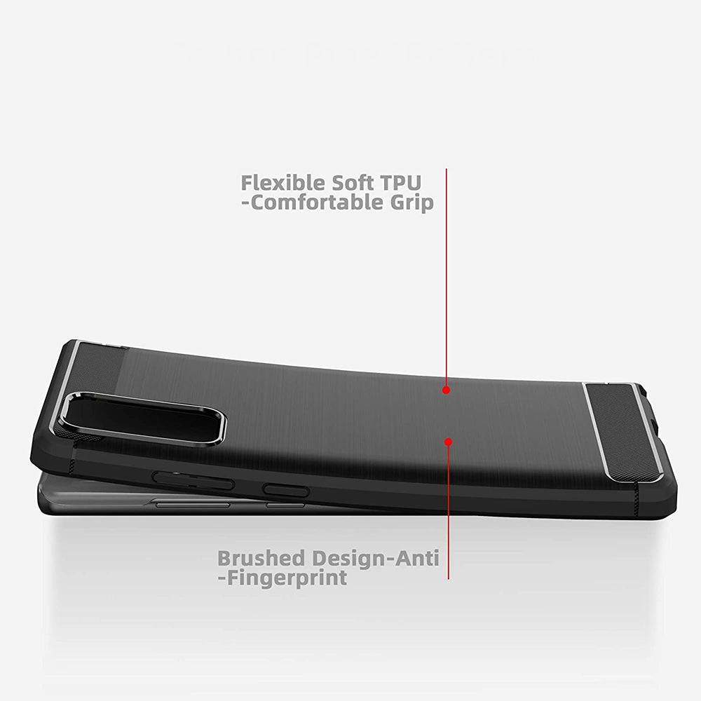 Θήκη για Samsung Galaxy Note 20 5G N981 / Note 20 N980, Techsuit, Carbon, Μαύρο
