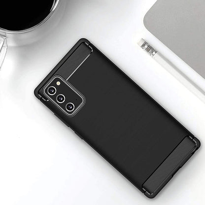 Θήκη για Samsung Galaxy Note 20 5G N981 / Note 20 N980, Techsuit, Carbon, Μαύρο