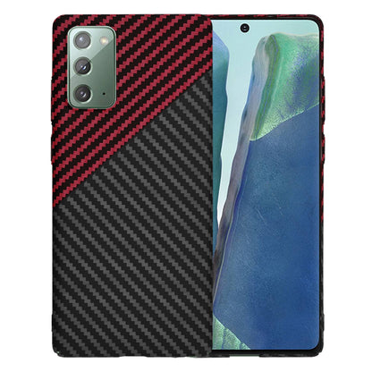 Θήκη για Samsung Galaxy Note 20 5G N981 / Note 20 N980, Techsuit, Carbonite FiberShell, Μαύρο Κόκκινο