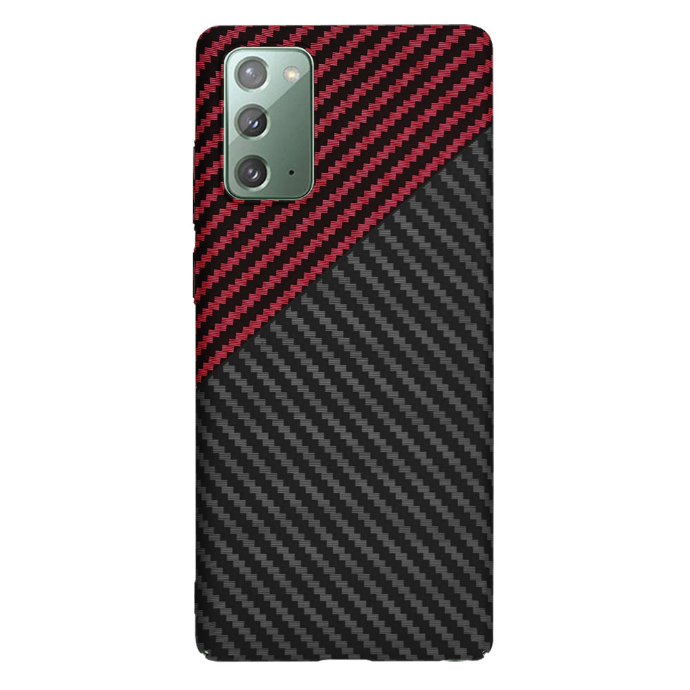 Θήκη για Samsung Galaxy Note 20 5G N981 / Note 20 N980, Techsuit, Carbonite FiberShell, Μαύρο Κόκκινο