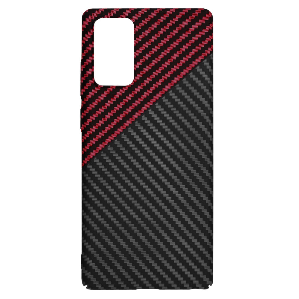 Θήκη για Samsung Galaxy Note 20 5G N981 / Note 20 N980, Techsuit, Carbonite FiberShell, Μαύρο Κόκκινο