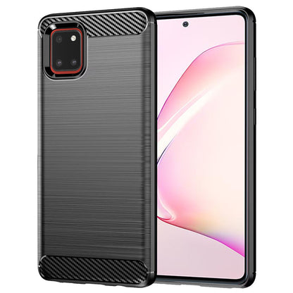 Θήκη για Samsung Galaxy Note10 Lite N770, Techsuit, Carbon, Μαύρο
