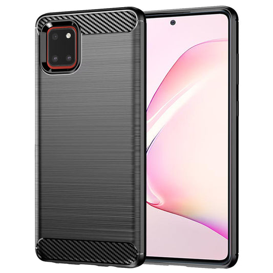 Θήκη για Samsung Galaxy Note10 Lite N770, Techsuit, Carbon, Μαύρο