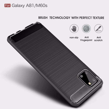 Θήκη για Samsung Galaxy Note10 Lite N770, Techsuit, Carbon, Μαύρο