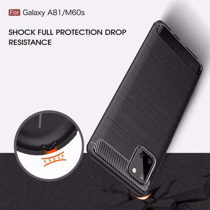 Θήκη για Samsung Galaxy Note10 Lite N770, Techsuit, Carbon, Μαύρο