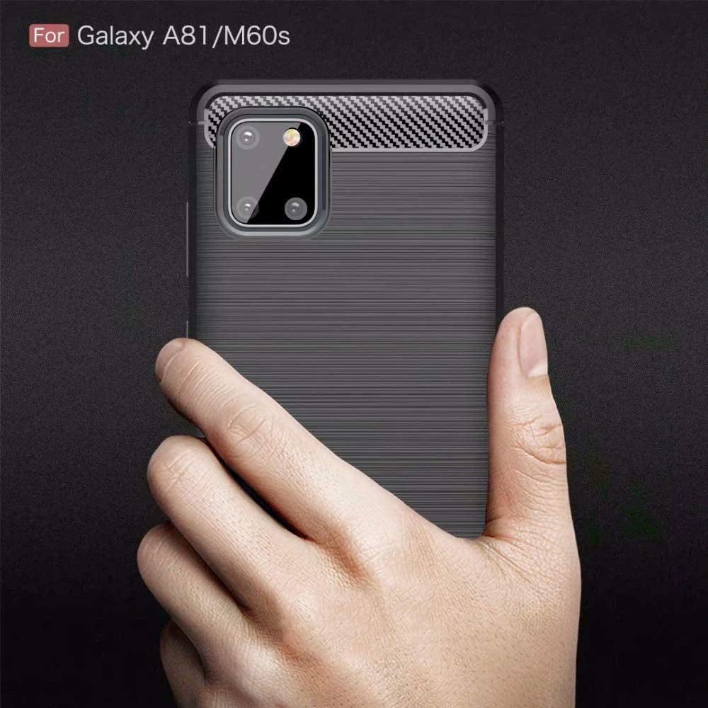 Θήκη για Samsung Galaxy Note10 Lite N770, Techsuit, Carbon, Μαύρο