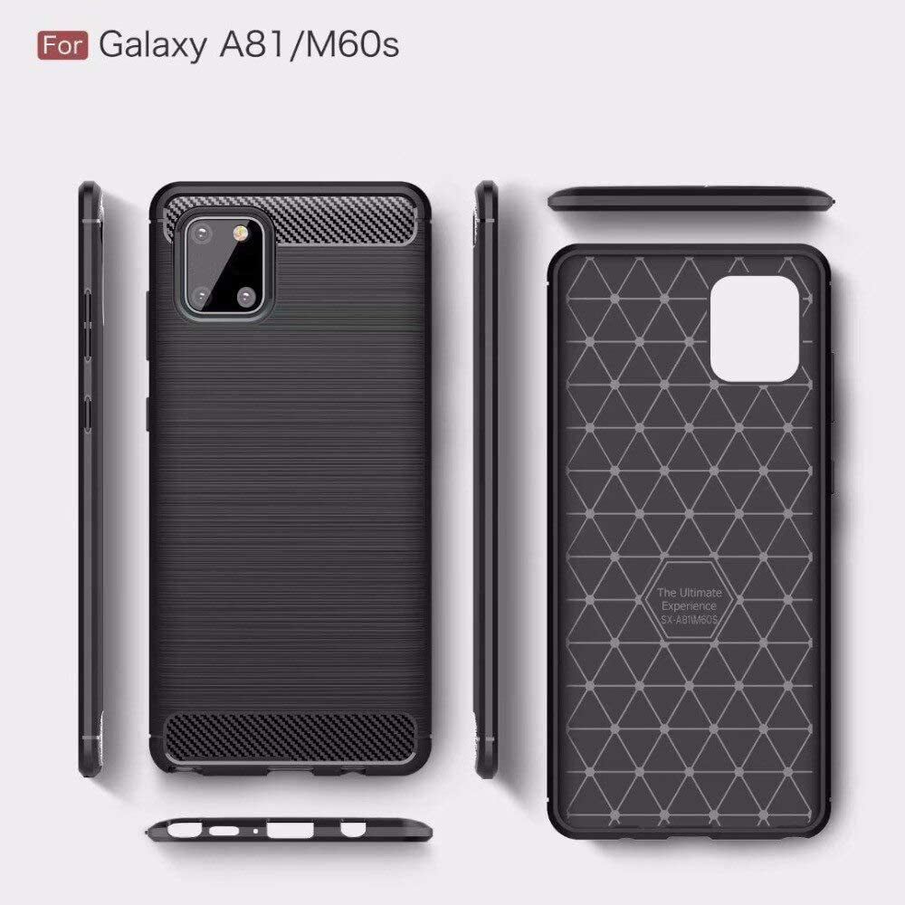 Θήκη για Samsung Galaxy Note10 Lite N770, Techsuit, Carbon, Μαύρο