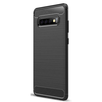 Θήκη για Samsung Galaxy S10 G973, Techsuit, Carbon, Μαύρο