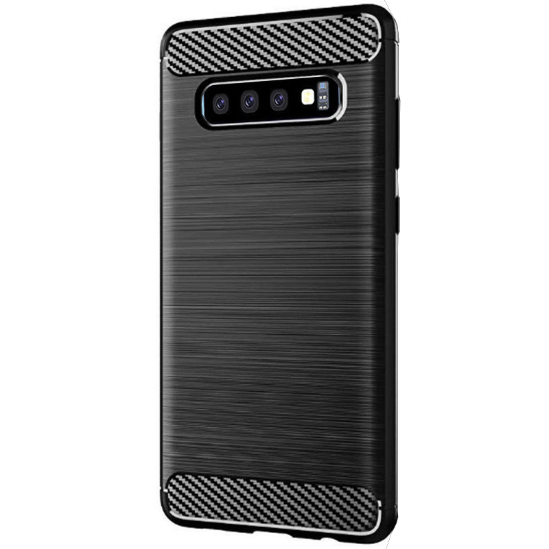 Θήκη για Samsung Galaxy S10 G973, Techsuit, Carbon, Μαύρο