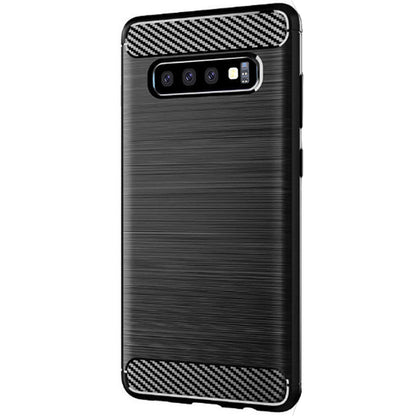 Θήκη για Samsung Galaxy S10 G973, Techsuit, Carbon, Μαύρο