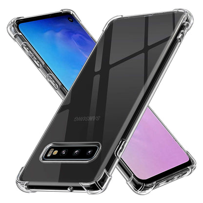 Θήκη για Samsung Galaxy S10 G973, Techsuit, Ανθεκτική σε Κρούσεις Διαφανής, Διάφανη