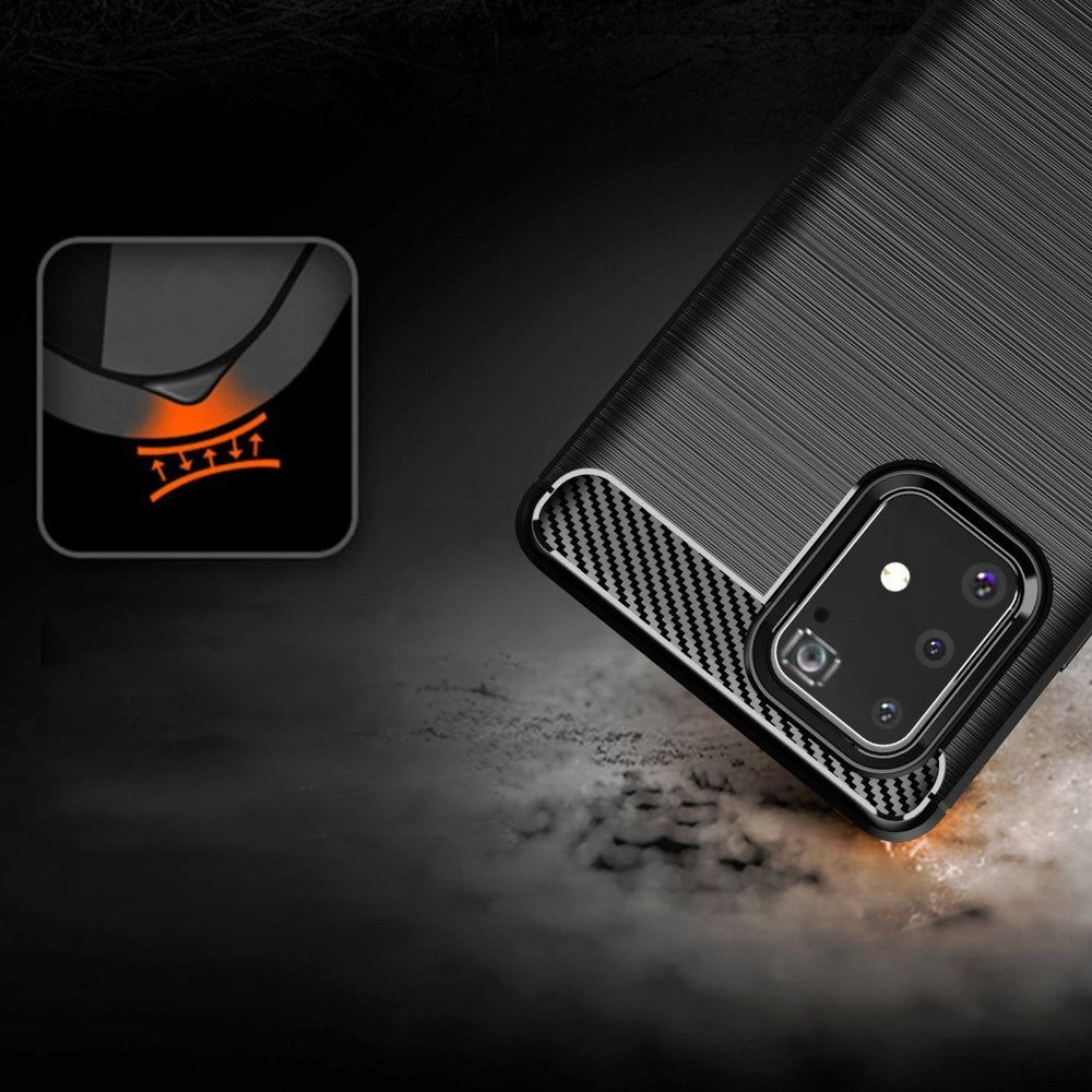 Θήκη για Samsung Galaxy S10 Lite G770, Techsuit, Carbon, Μαύρο