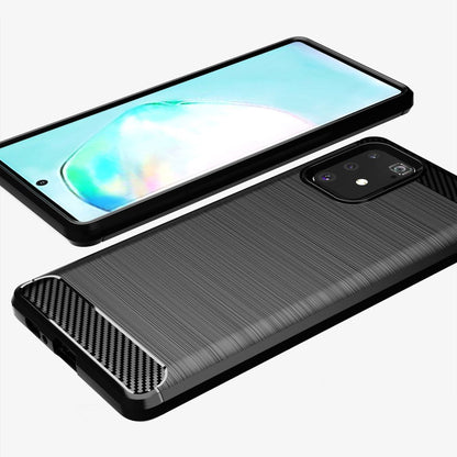 Θήκη για Samsung Galaxy S10 Lite G770, Techsuit, Carbon, Μαύρο