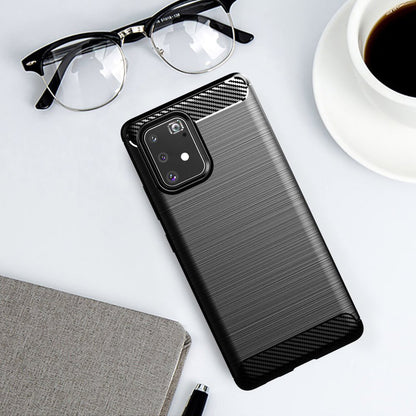 Θήκη για Samsung Galaxy S10 Lite G770, Techsuit, Carbon, Μαύρο