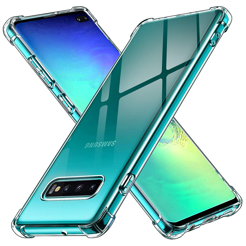 Θήκη για Samsung Galaxy S10+ G975, Techsuit, Ανθεκτική σε Κρούσεις Διαφανής, Διάφανη