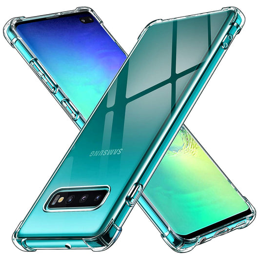 Case for Samsung Galaxy S10+ G975, Techsuit, Shockproof Clear, Transparent