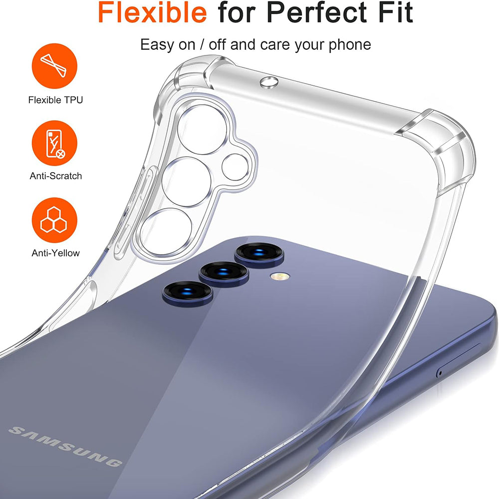 Θήκη για Samsung Galaxy S10+ G975, Techsuit, Ανθεκτική σε Κρούσεις Διαφανής, Διάφανη