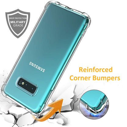 Θήκη για Samsung Galaxy S10e G970, Techsuit, Ανθεκτική σε Κρούσεις Διαφανής, Διάφανη