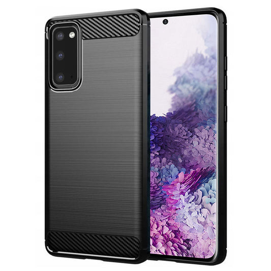 Θήκη για Samsung Galaxy S20 5G G981 / S20 G980, Techsuit, Carbon, Μαύρο