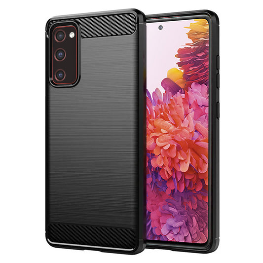 Θήκη για Samsung Galaxy S20 FE 2022 G781 / S20 FE 5G G781 / S20 FE G780, Techsuit, Carbon, Μαύρη